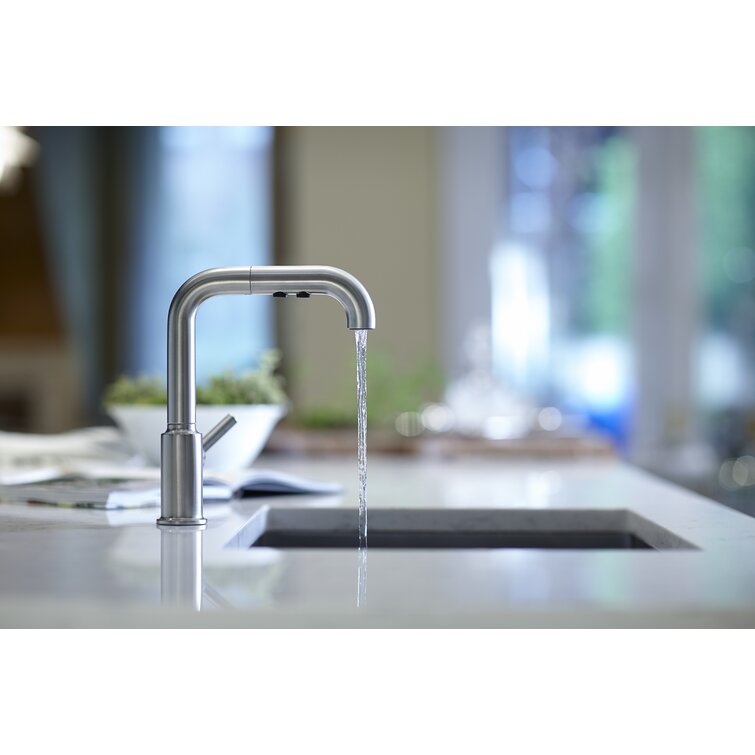 K-7506-VS Kohler Purist® Single Handle Kitchen Faucet & Reviews